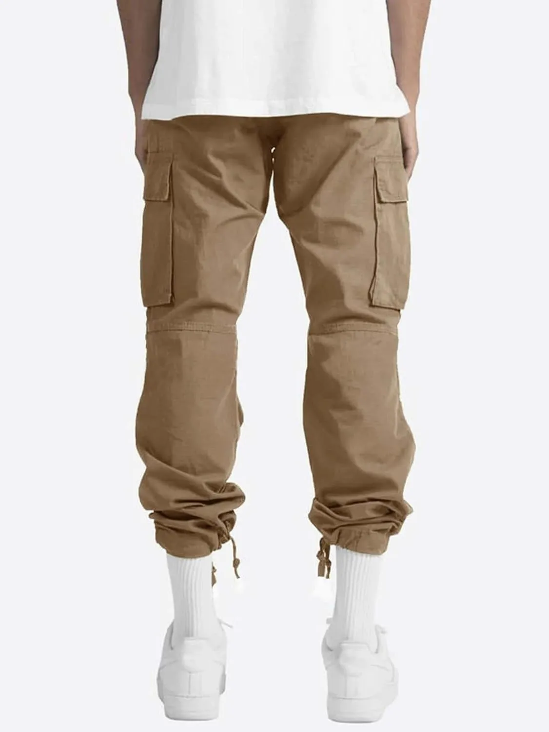 Mens Cargo Pants Straight Casual Trendy Loose Slim Fit Joggers Sweatpants Outdoor Lightweight Athletic Walking Trouser