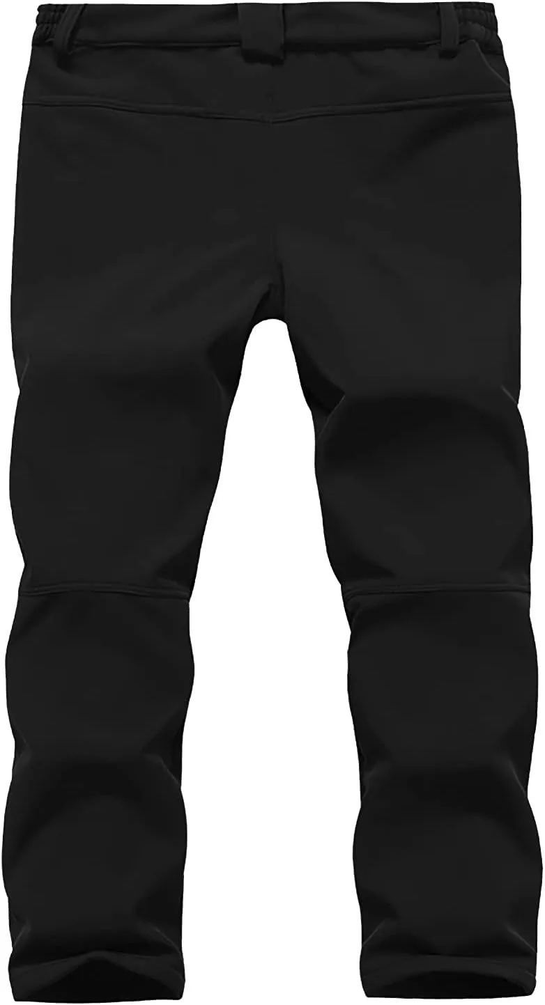 Mens Loose Fit Pants Outdoor and Windproof Mountaineering Travel Sports Pants Polyester Pants Men
