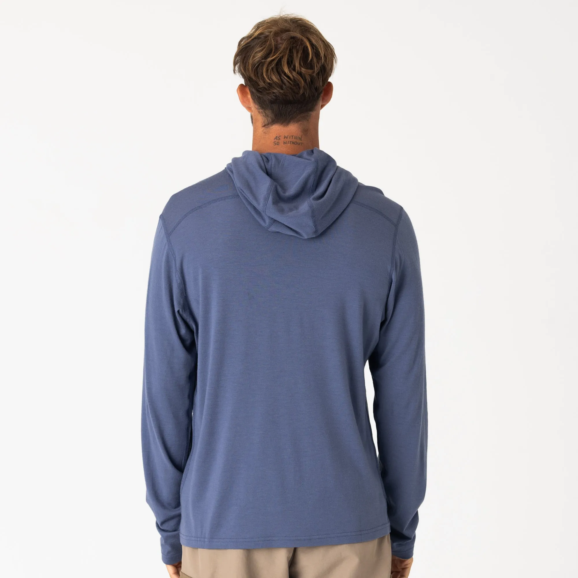 Mens Merino LS Hoody Elysian