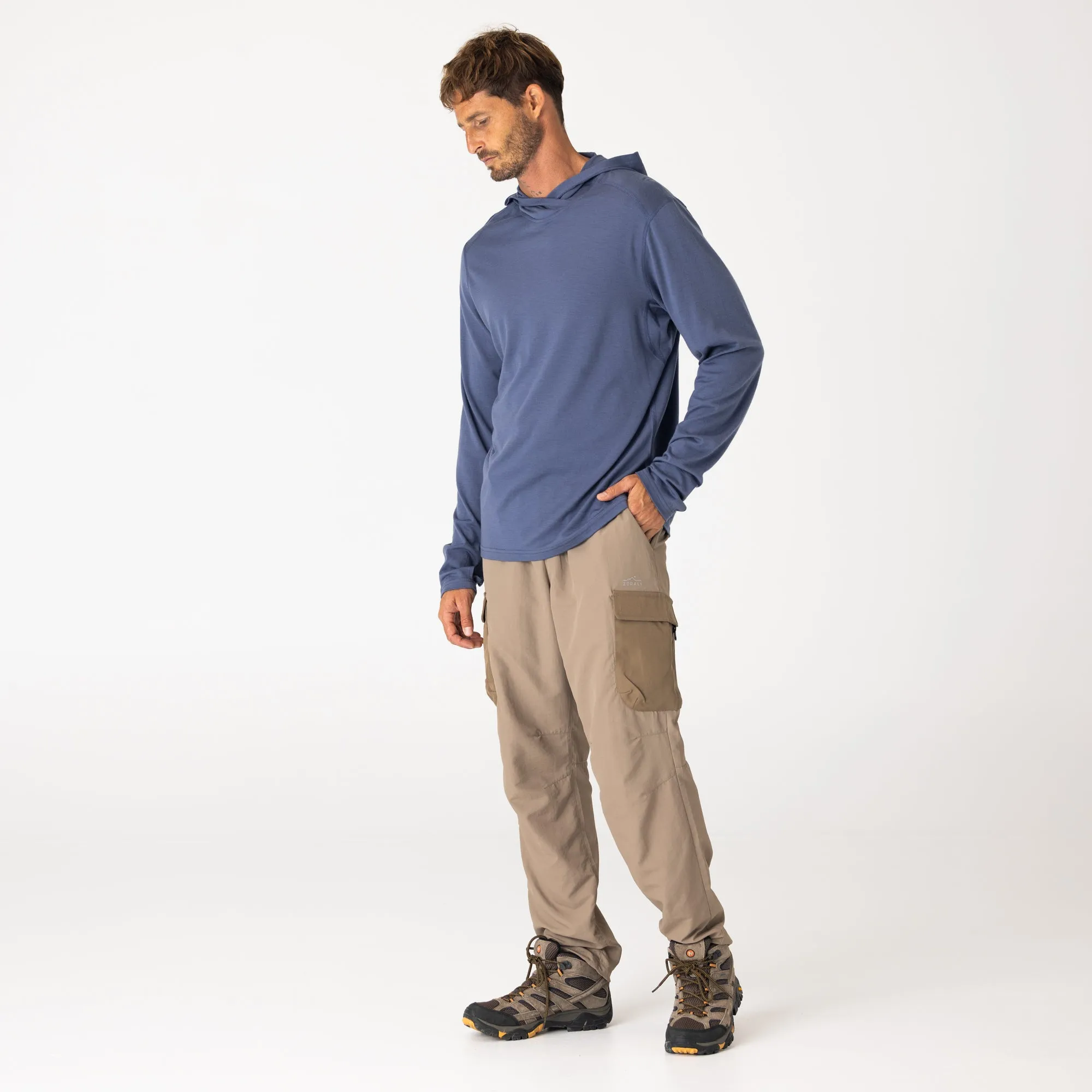 Mens Merino LS Hoody Elysian