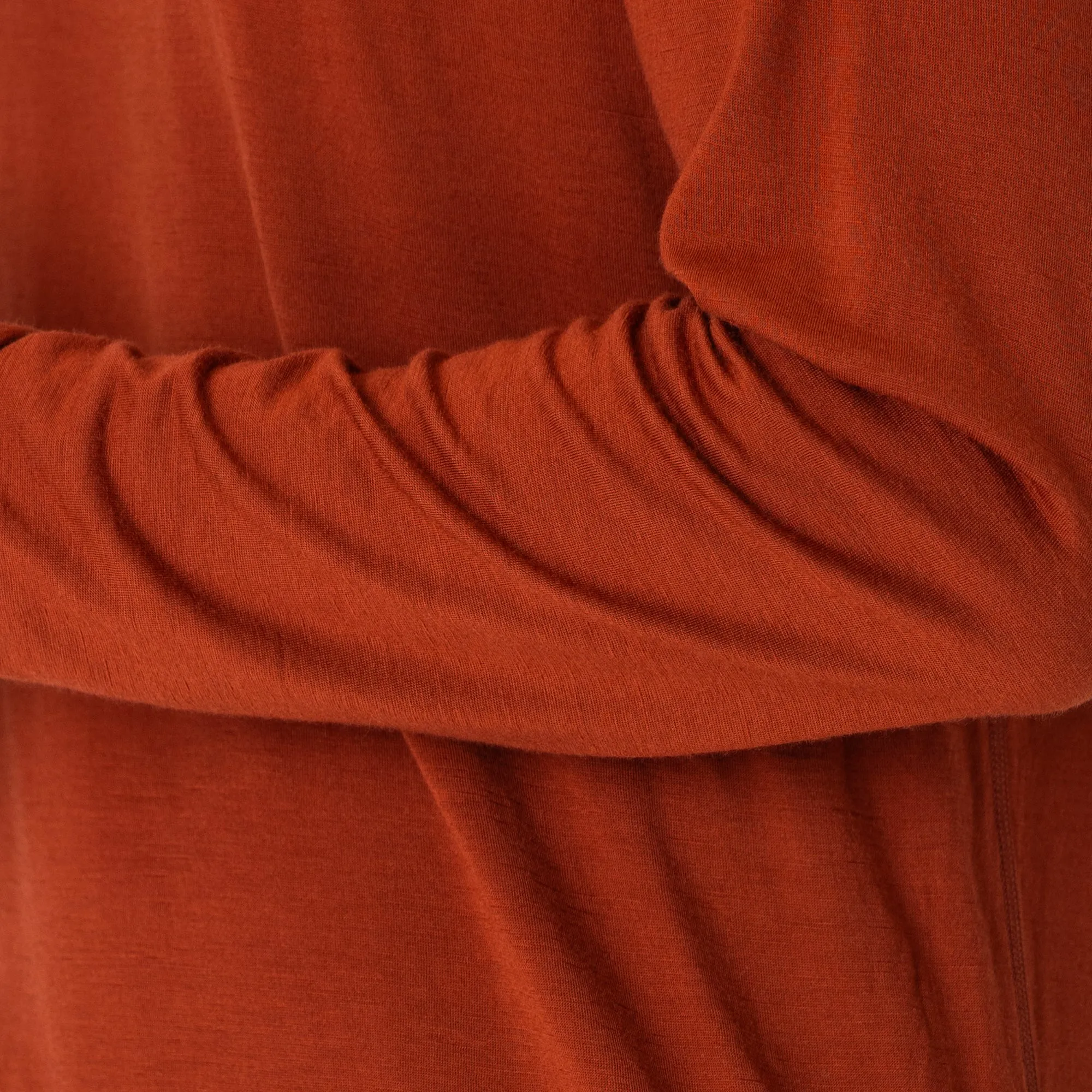 Mens Merino LS Hoody Tannin