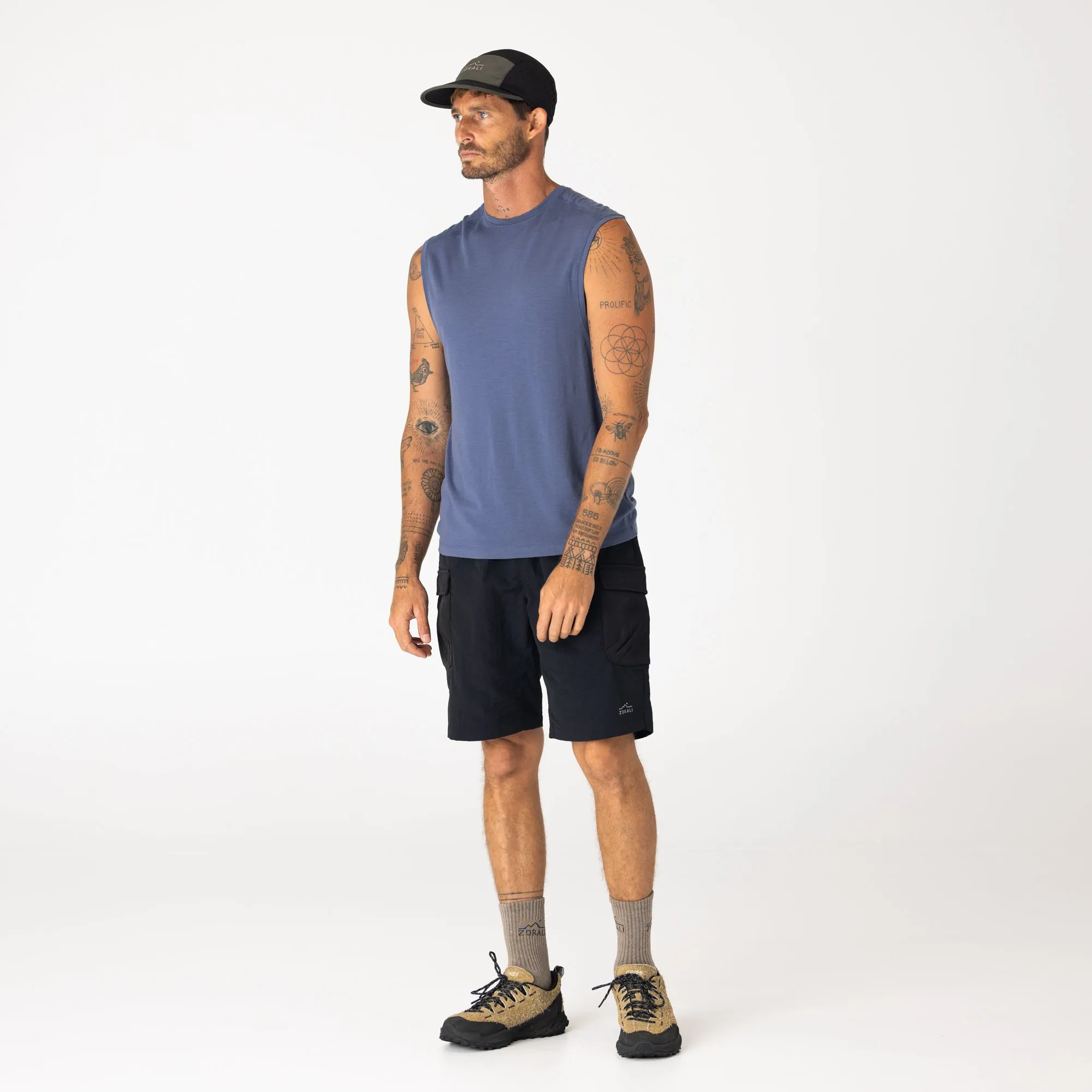 Mens Merino Tank Elysian