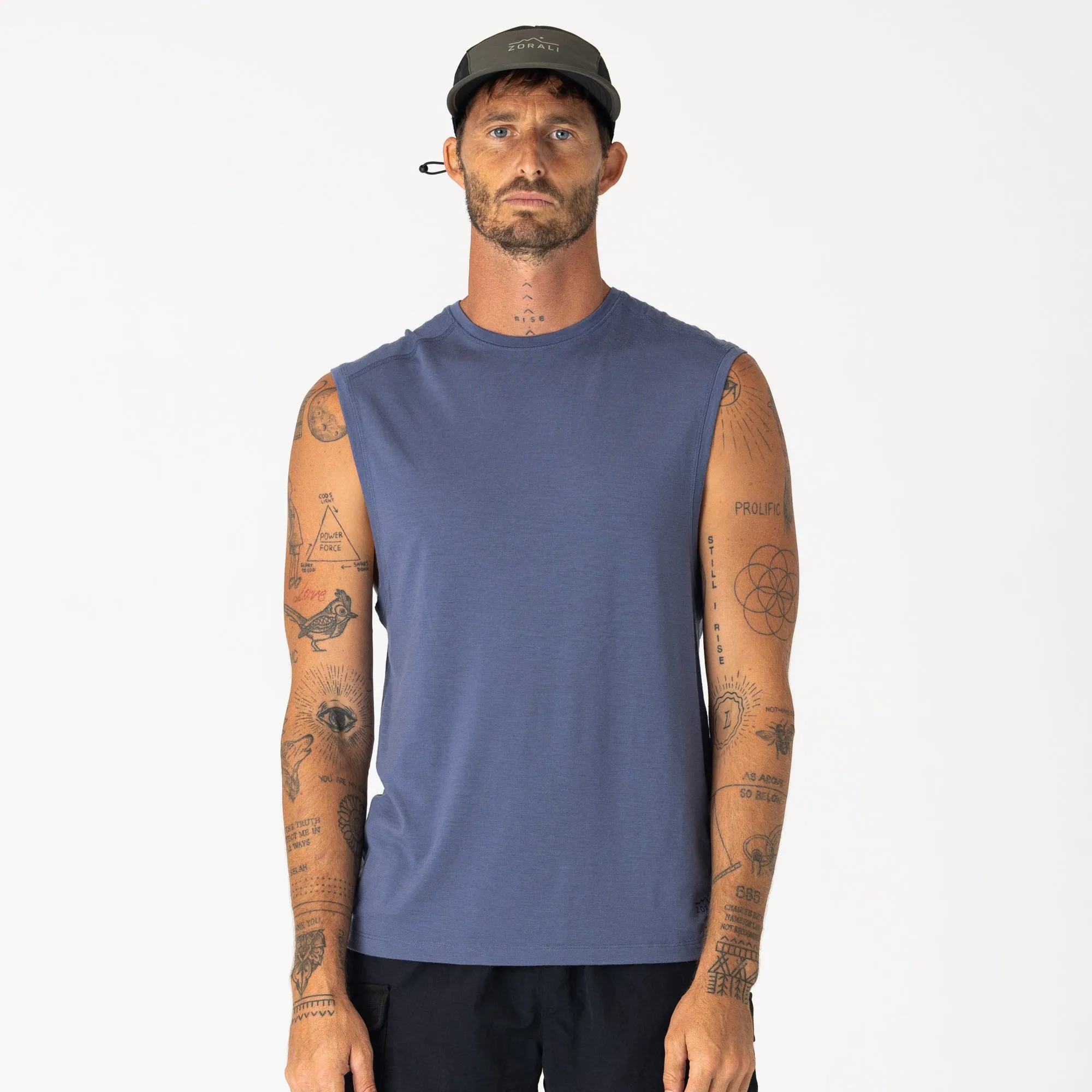 Mens Merino Tank Elysian