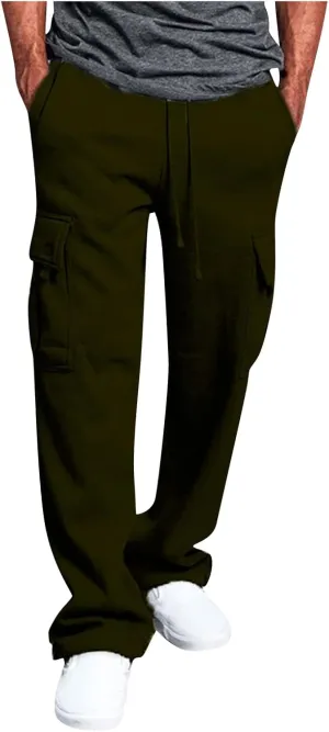 Men's Sports Casual Jogging Trousers Lightweight Hiking Work Pants Outdoor Pant