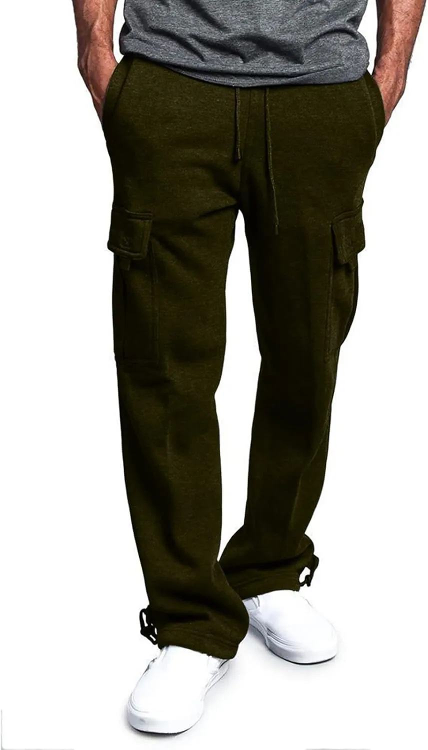 Men's Sports Casual Jogging Trousers Lightweight Hiking Work Pants Outdoor Pant