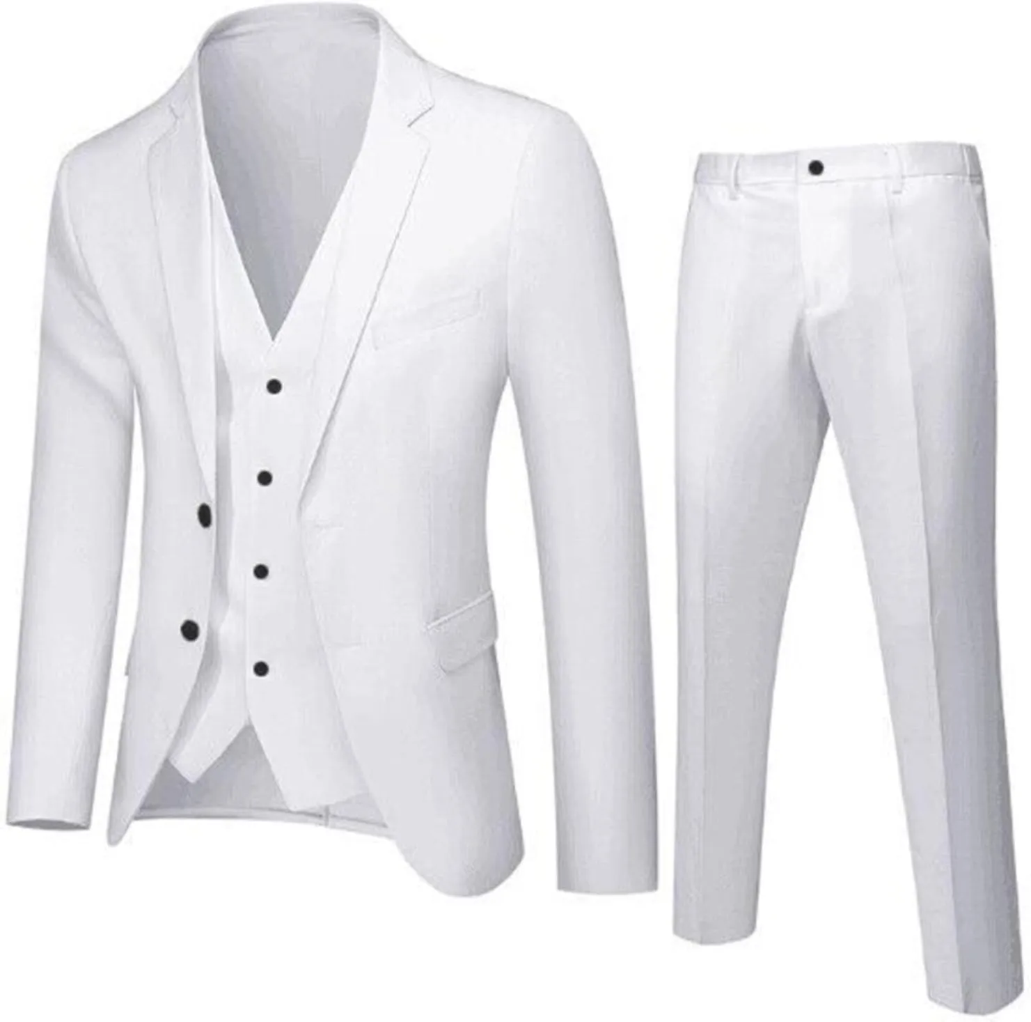 Mens Suit 2024 3 Suit Business Wedding Party Jacket Vest & Pants Coat Trajes De Vestir para Elegantes Suit Men Men 2