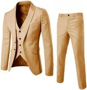 Mens Suit 2024 3 Suit Business Wedding Party Jacket Vest & Pants Coat Trajes De Vestir para Elegantes Suit Men Men 2