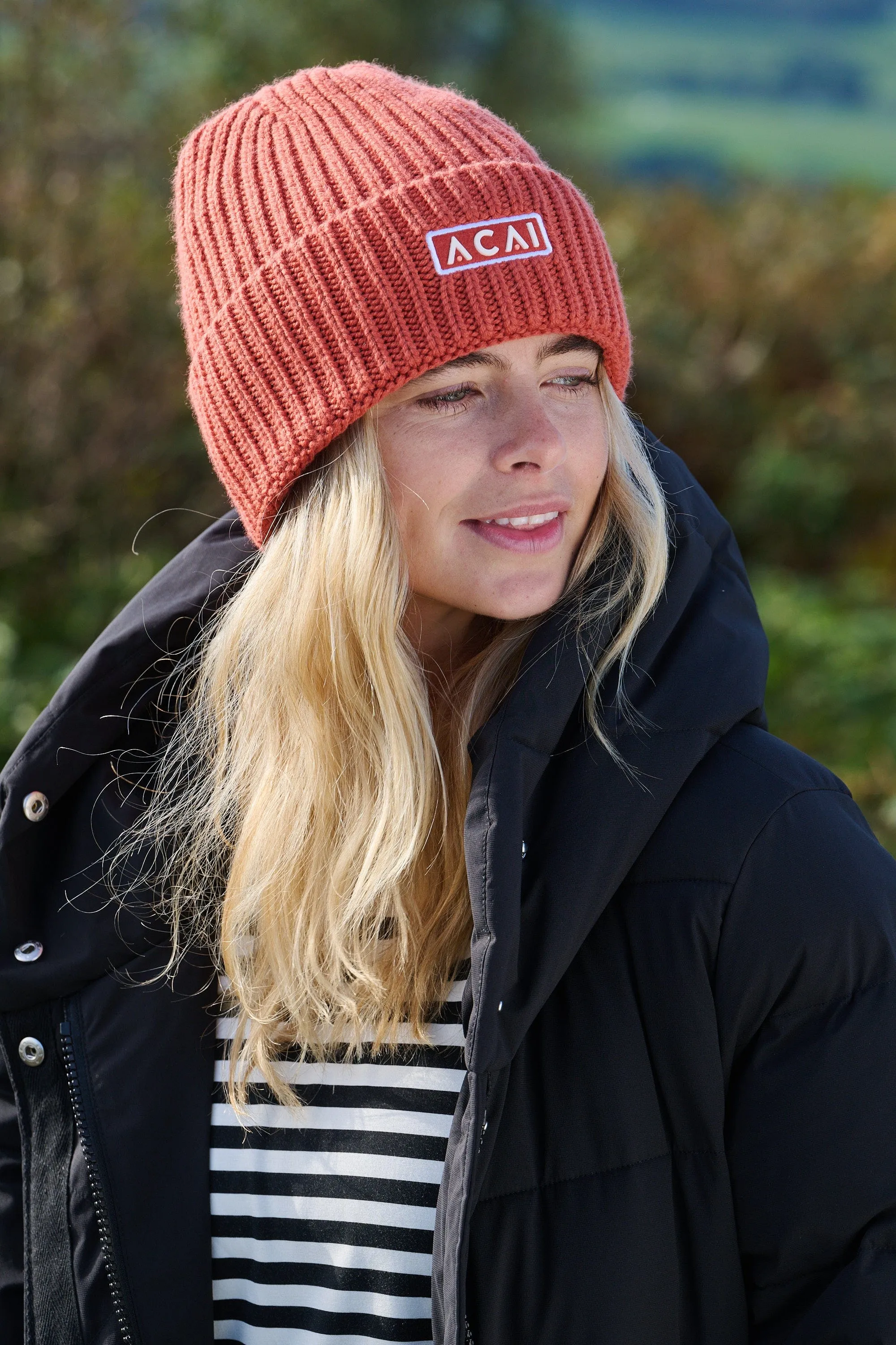 Merino Wool Beanie - Mango