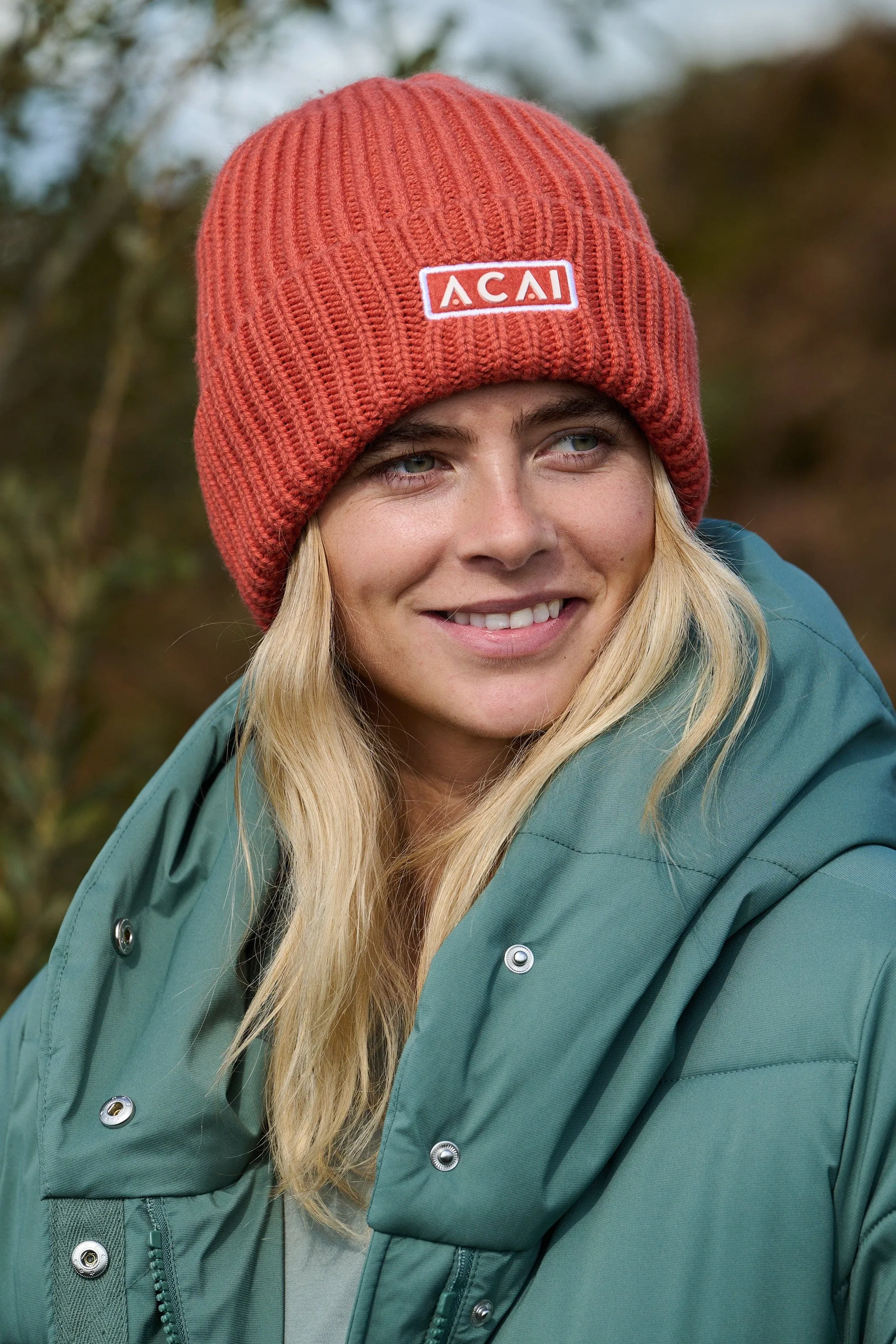 Merino Wool Beanie - Mango