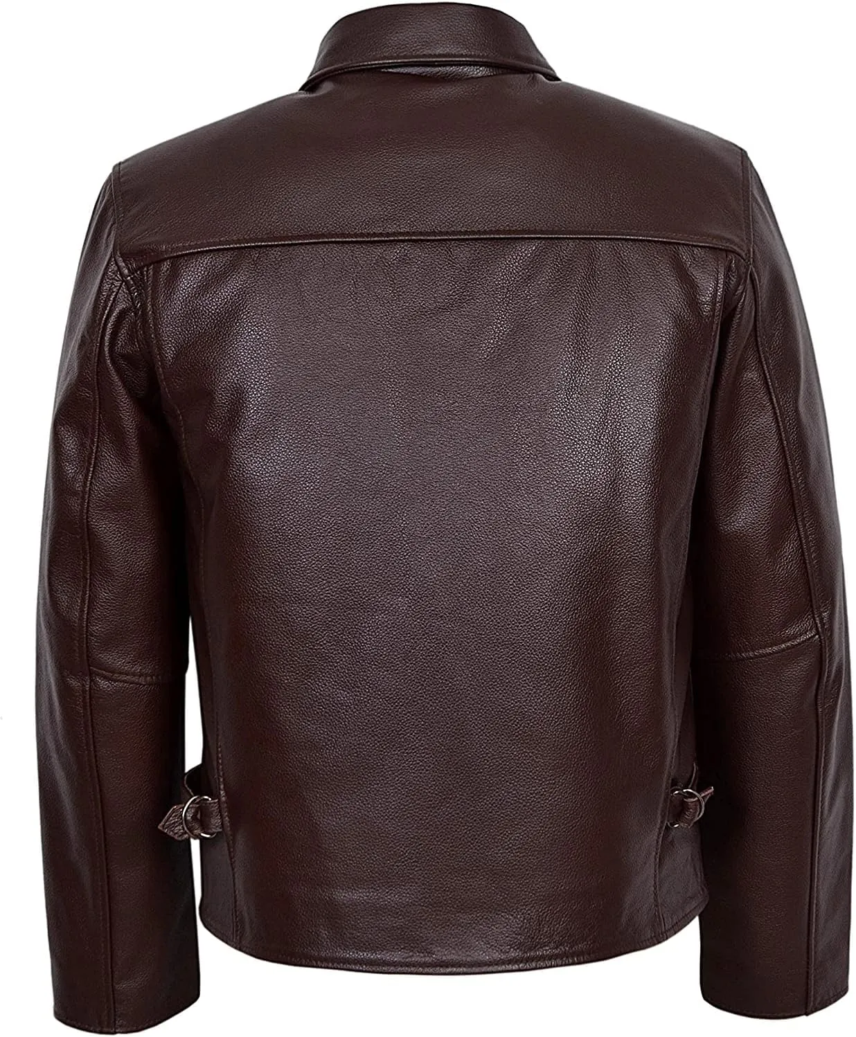 MHS Men's Raiders Harrison the Lost Ark jacket, Vintage Indiana Brown Leather Jacket, American Indi Jones Leather Coat
