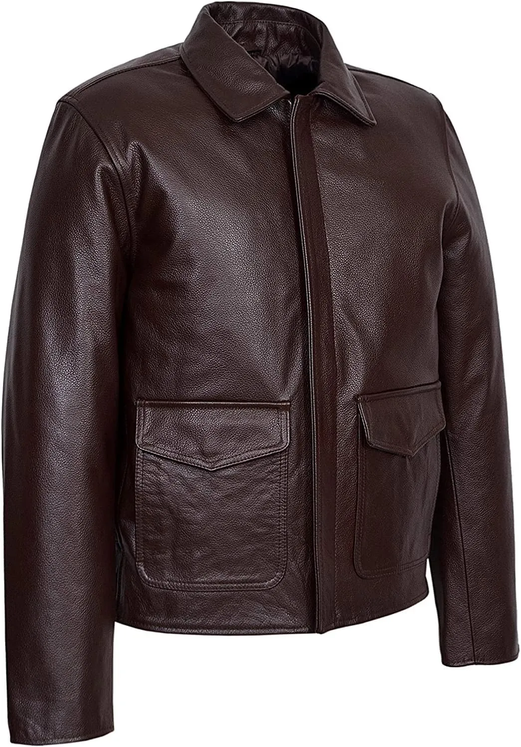 MHS Men's Raiders Harrison the Lost Ark jacket, Vintage Indiana Brown Leather Jacket, American Indi Jones Leather Coat