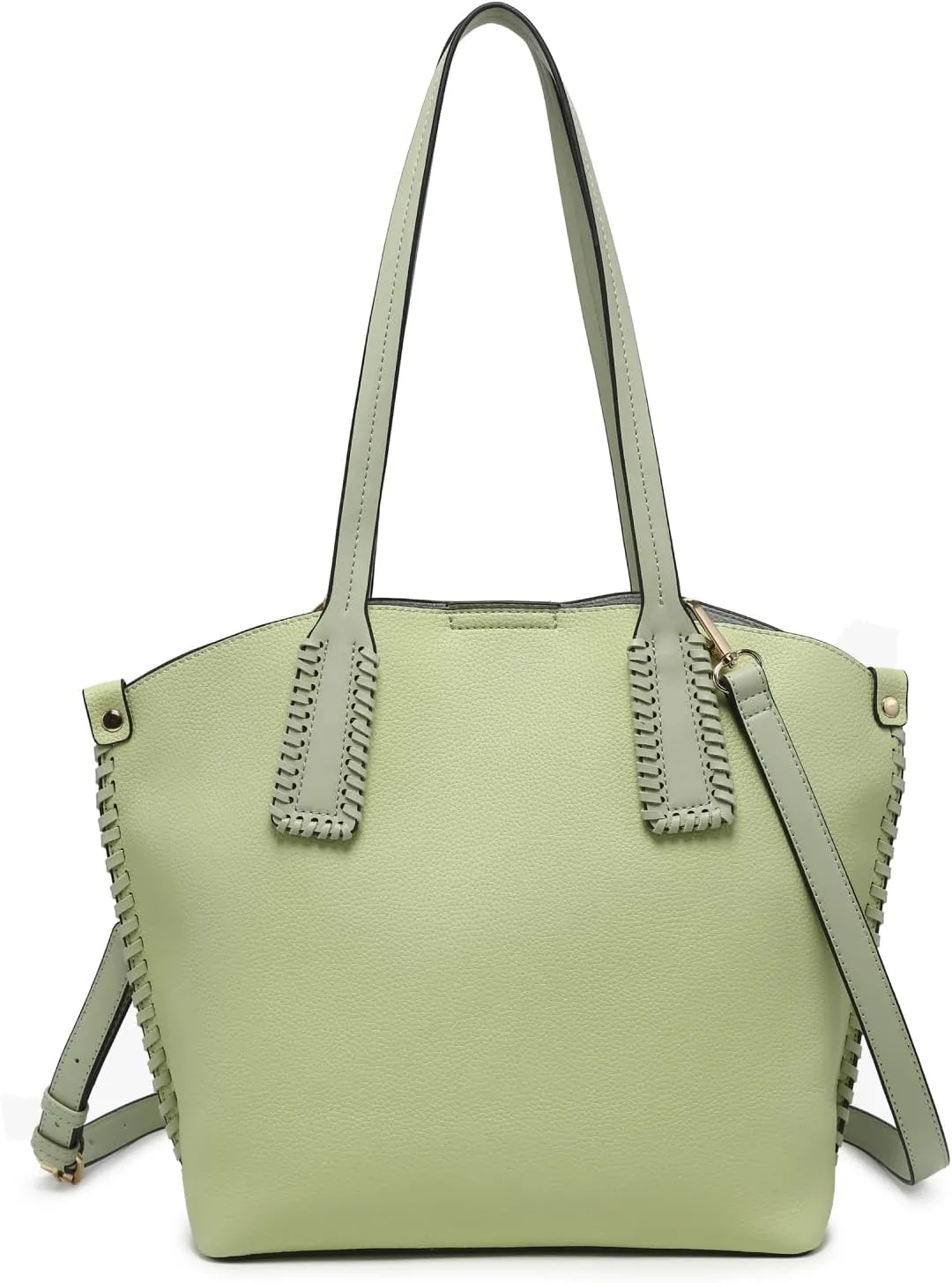 Micah Vegan Leather Handbags and Purses for Women Ladies Hobo Tote Bag Whipstitch Shoulder Bags