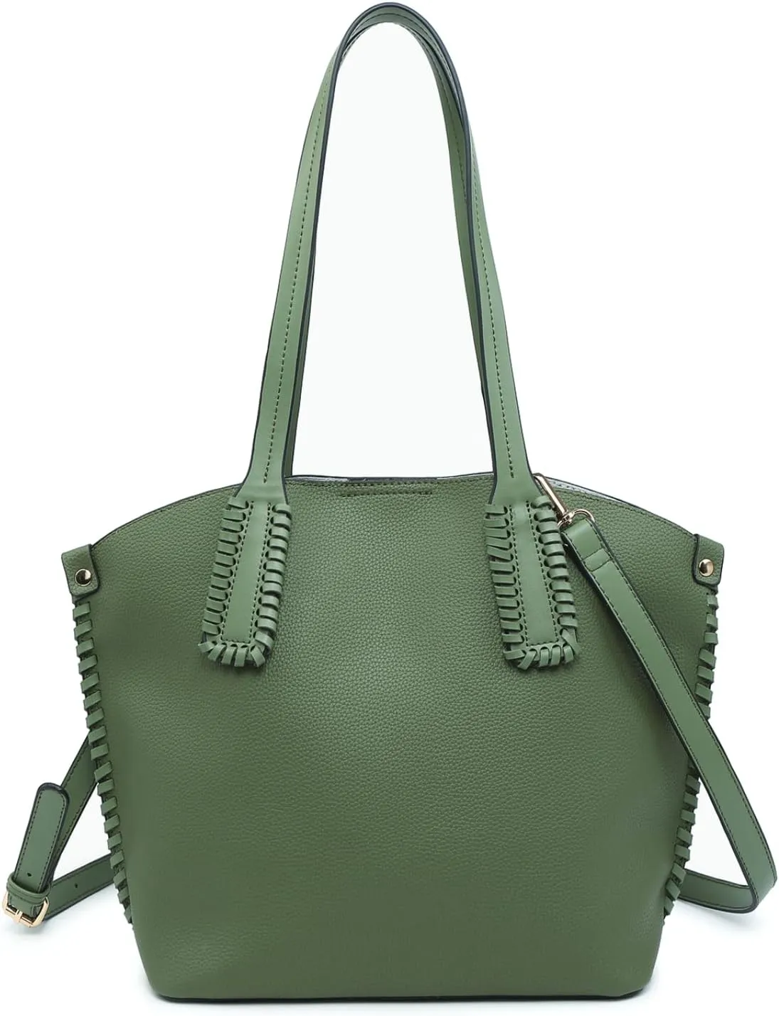 Micah Vegan Leather Handbags and Purses for Women Ladies Hobo Tote Bag Whipstitch Shoulder Bags