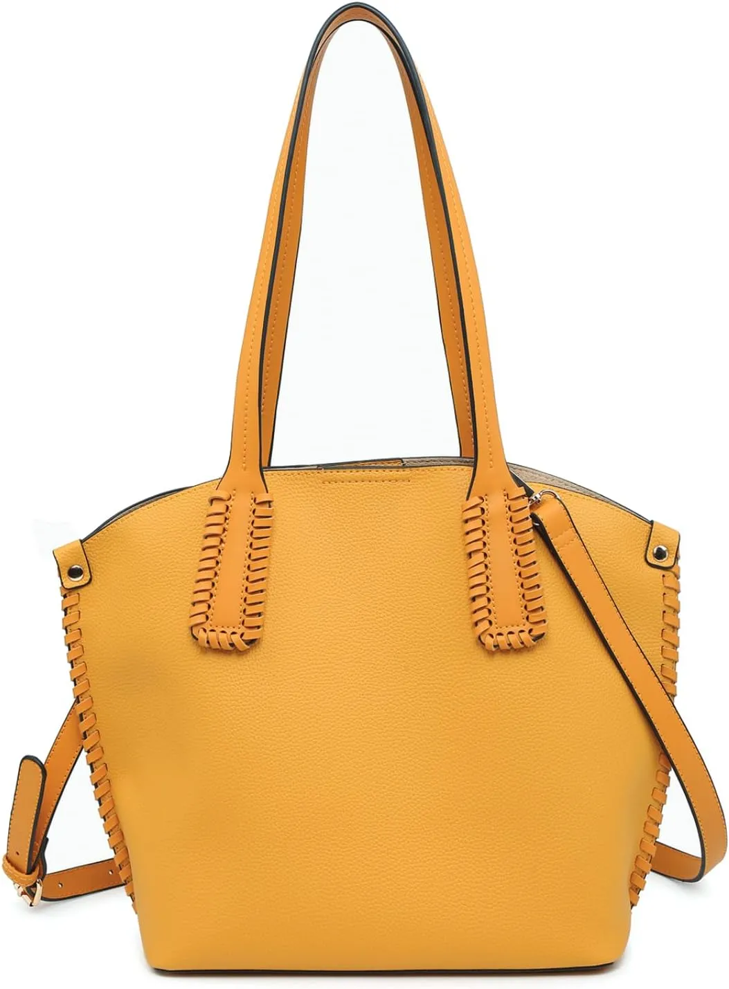 Micah Vegan Leather Handbags and Purses for Women Ladies Hobo Tote Bag Whipstitch Shoulder Bags
