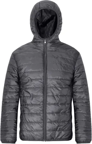 MIDOO Jackets for Men Lightweight Casual Solid Color Zipper Pocket Hooded Down Cotton Padded Jacket Coats for Men Tall