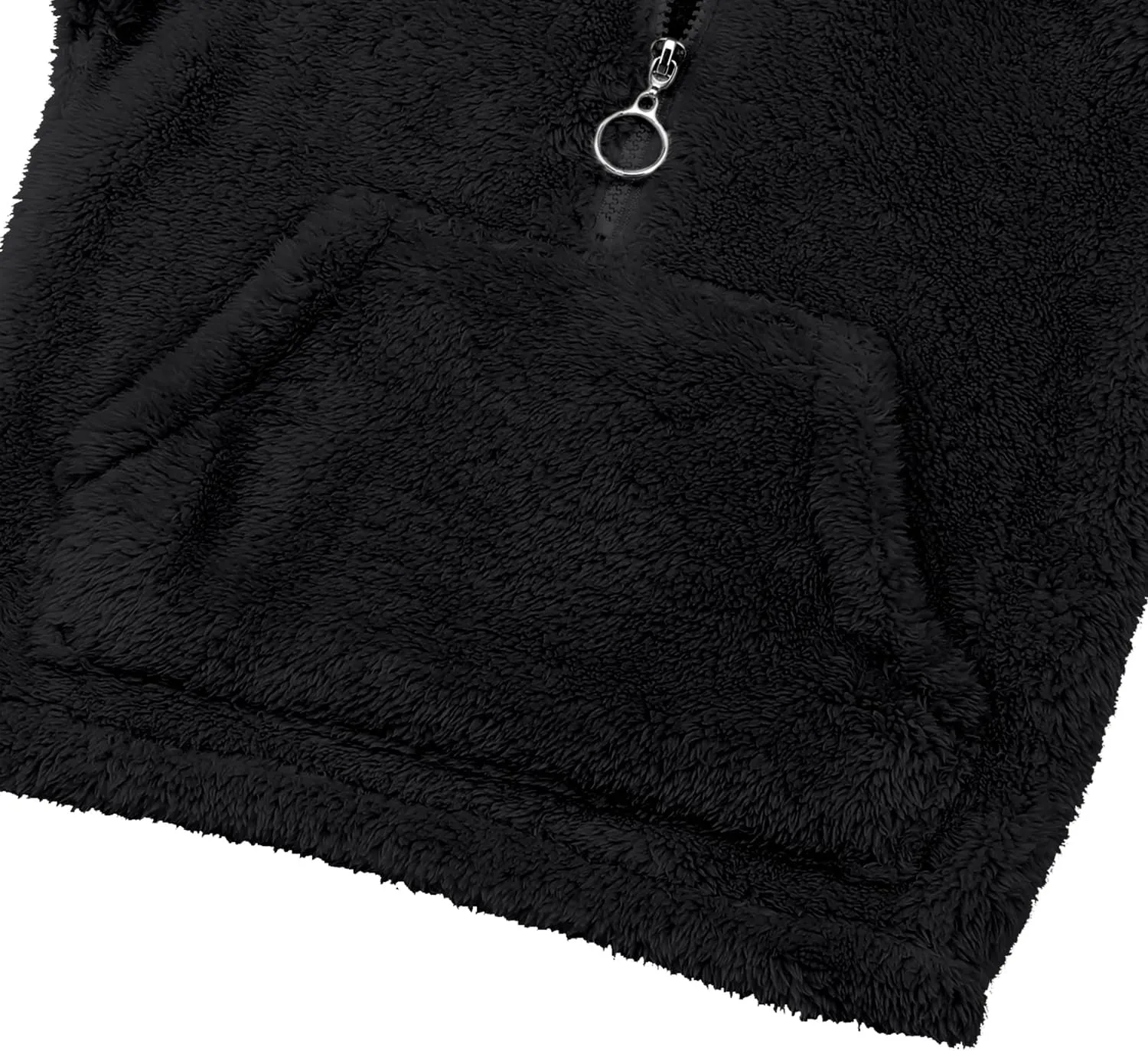 MODAFANS Girls Buffalo Plaid Fleece Hoodies Pullover Teddy Bear Jacket Sweatshirt Casual Outwear Coat with Pockets 4-13Years