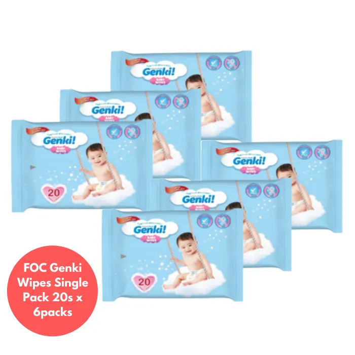 Nepia Oji Whoopee Pants XXL38 (6 Packs / Cartoon) - FOC Showa Baby Wipes 99.5% Water 80s x 3packs