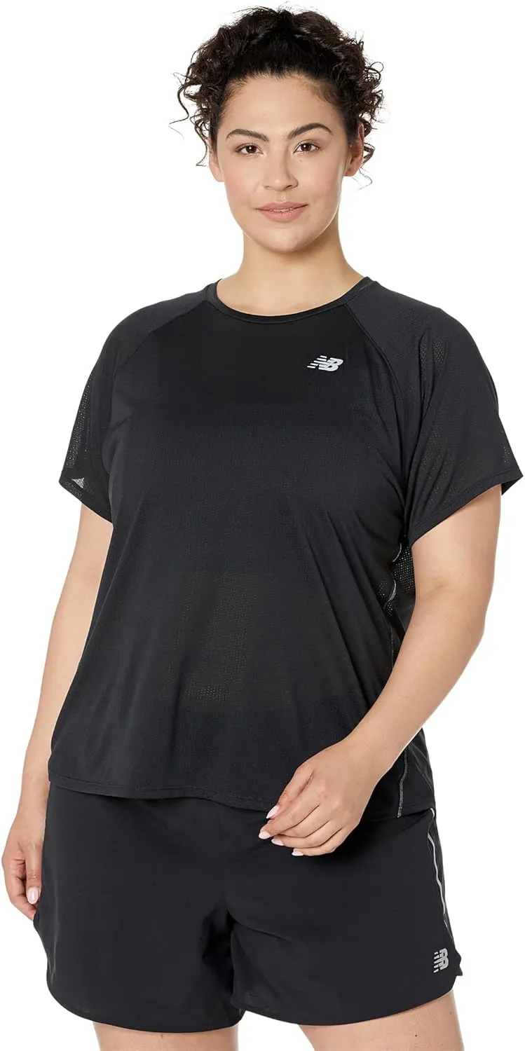 New Balance Women's Impact Run Short Sleeve 22 Top