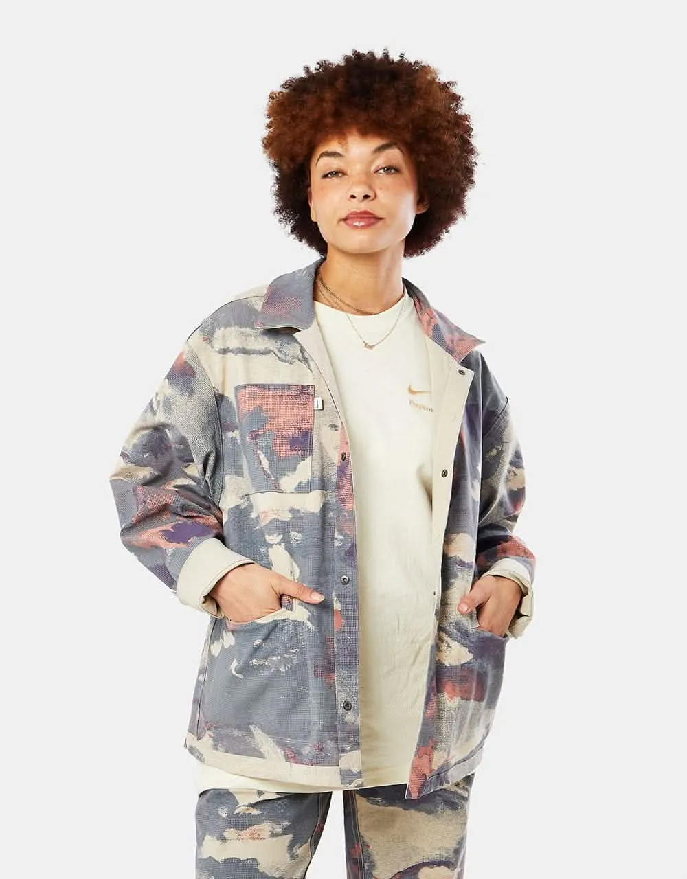 Nike SB x Doyenne Reversible Jacket - Limestone/White