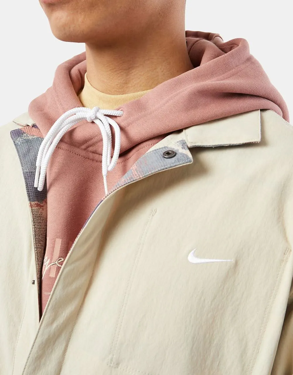 Nike SB x Doyenne Reversible Jacket - Limestone/White