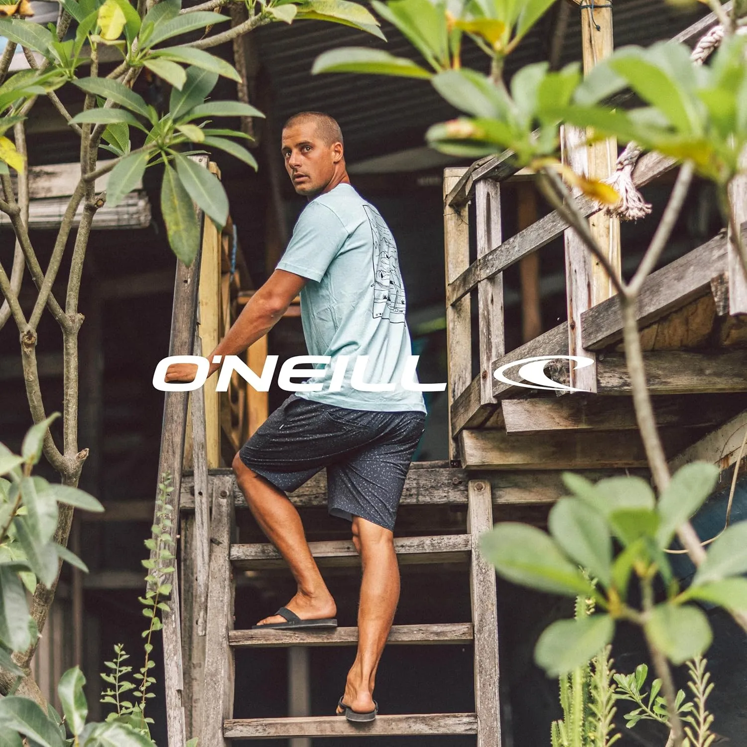 O'NEILL Men's 19 Inch Ousteam Reserve Heather - Quick Dry Mens Shorts - Versatile Khaki Shorts Men