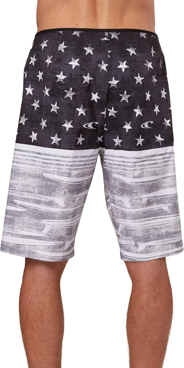 O'NEILL Men's Board Shorts 21 Inch Outseam GI Jack - Quick Dry Board Shorts Men's, Mens Board Shorts for Beach & Surfing