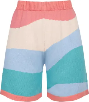 OXKNIT Men's Casual Shorts 1960s Mod Style Knit Retro Summer Beach Stretch Golf Athletic Sports Shorts