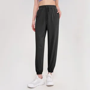 Pants for Women,Linen Sweatpants Petite High Waisted Straight Leg Trousers Dressy Linen Cotton Palazzo