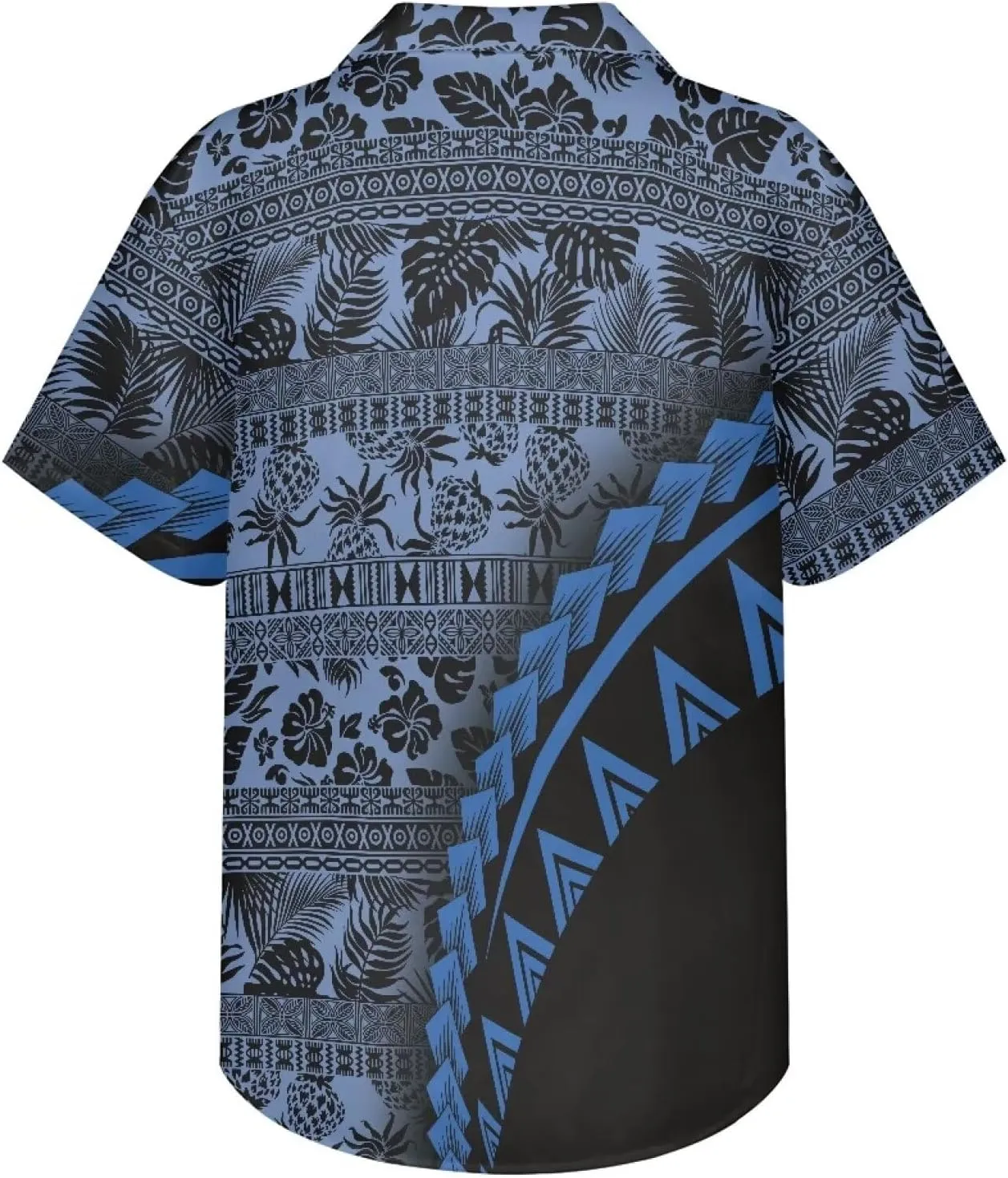 Plus Size Couple Outfit Sets Polynesian Tapa Puletasi Samoan Women Dress and Men Shirts Lavalava Couple Sets