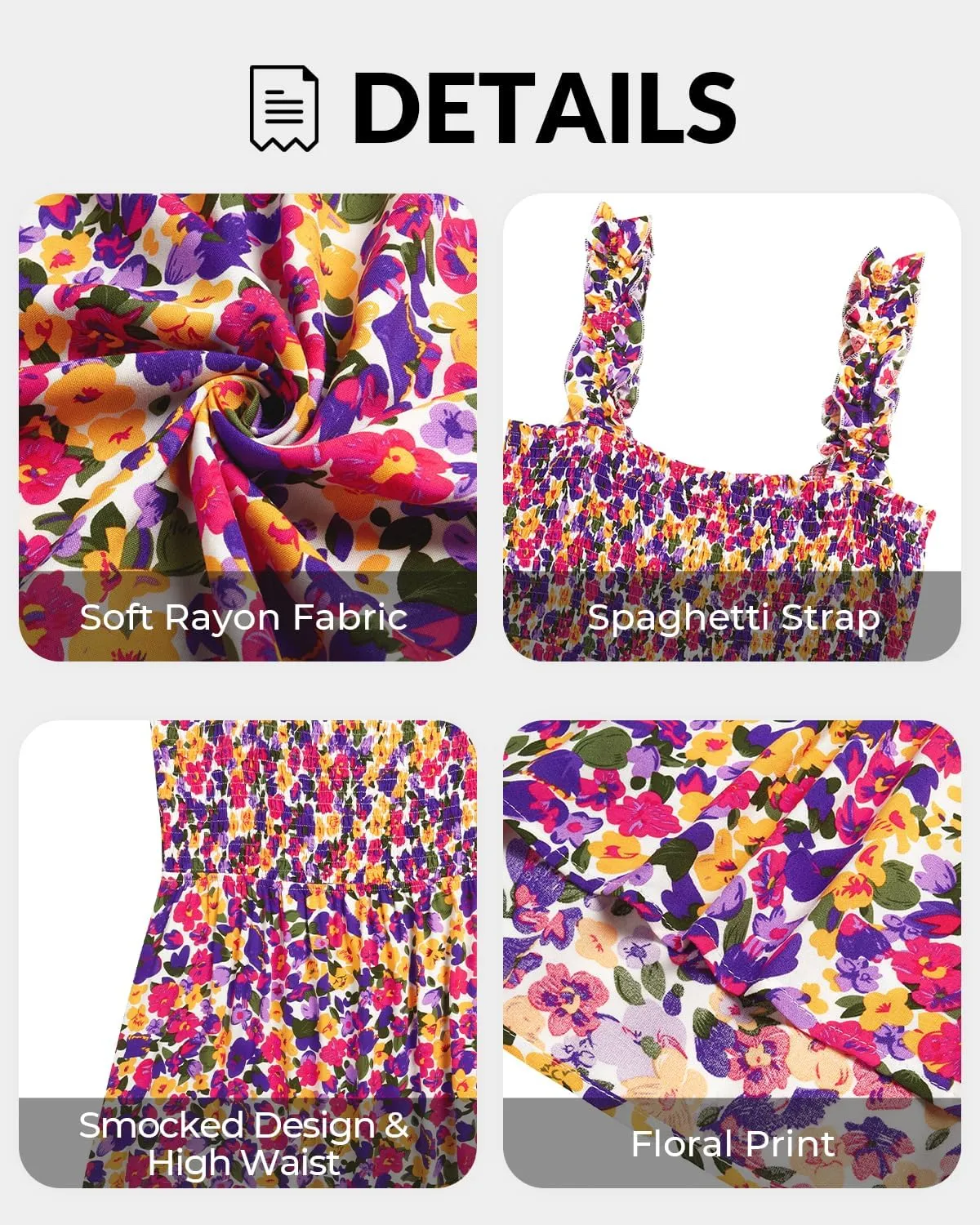 Plus Size Summer Dress - Sun Boho Beach Casual Floral Spaghetti Strap Sleeveless Long Maxi Dresses