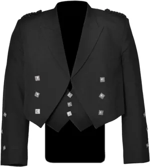 Prince Charlie Kilt Jacket With Vaistcoat/Vest- Timeless Scottish highlander Elegance (Long Sleeves)