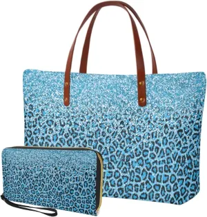Purse and Wallet for Women Top Handle Satchel Work Bag Shoulder Bag with Matching Wallet for Shopping Work