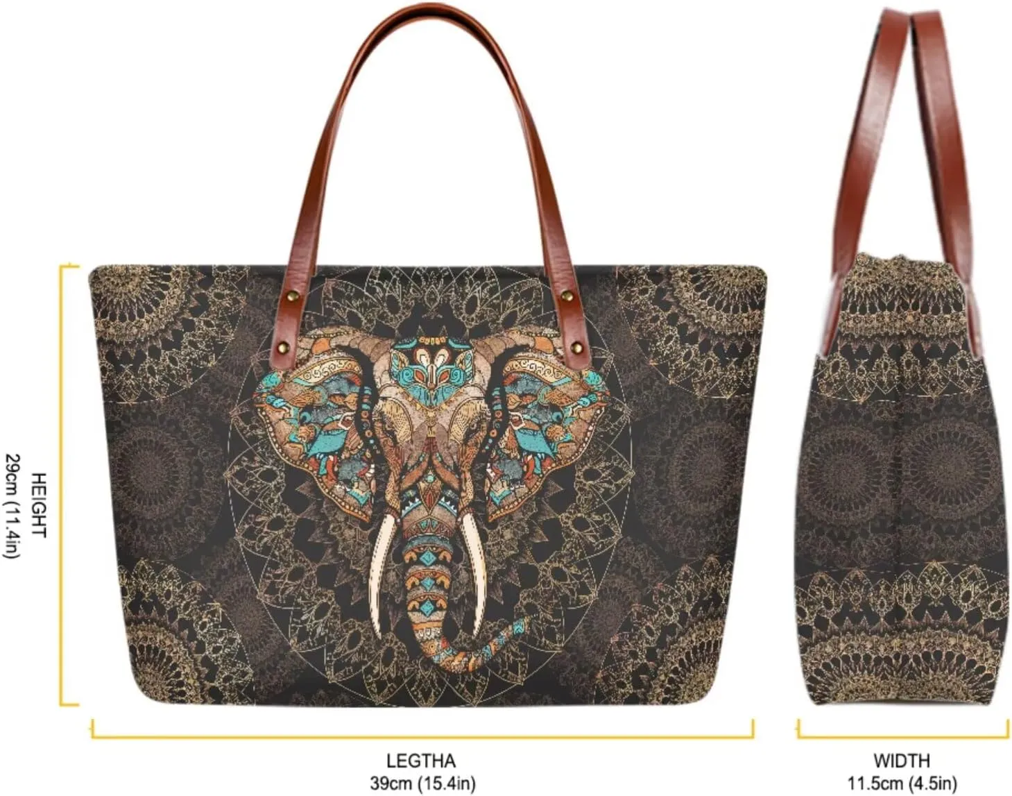 Purse and Wallet Set of 2 for Women Fashion Top Handle Satchel Large Work Bag Shoulder Bag with Matching Wallet