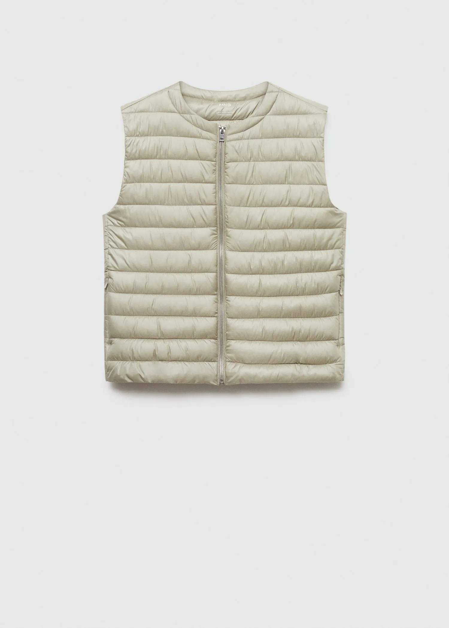 Quilted gilet - Light/pastel Gray