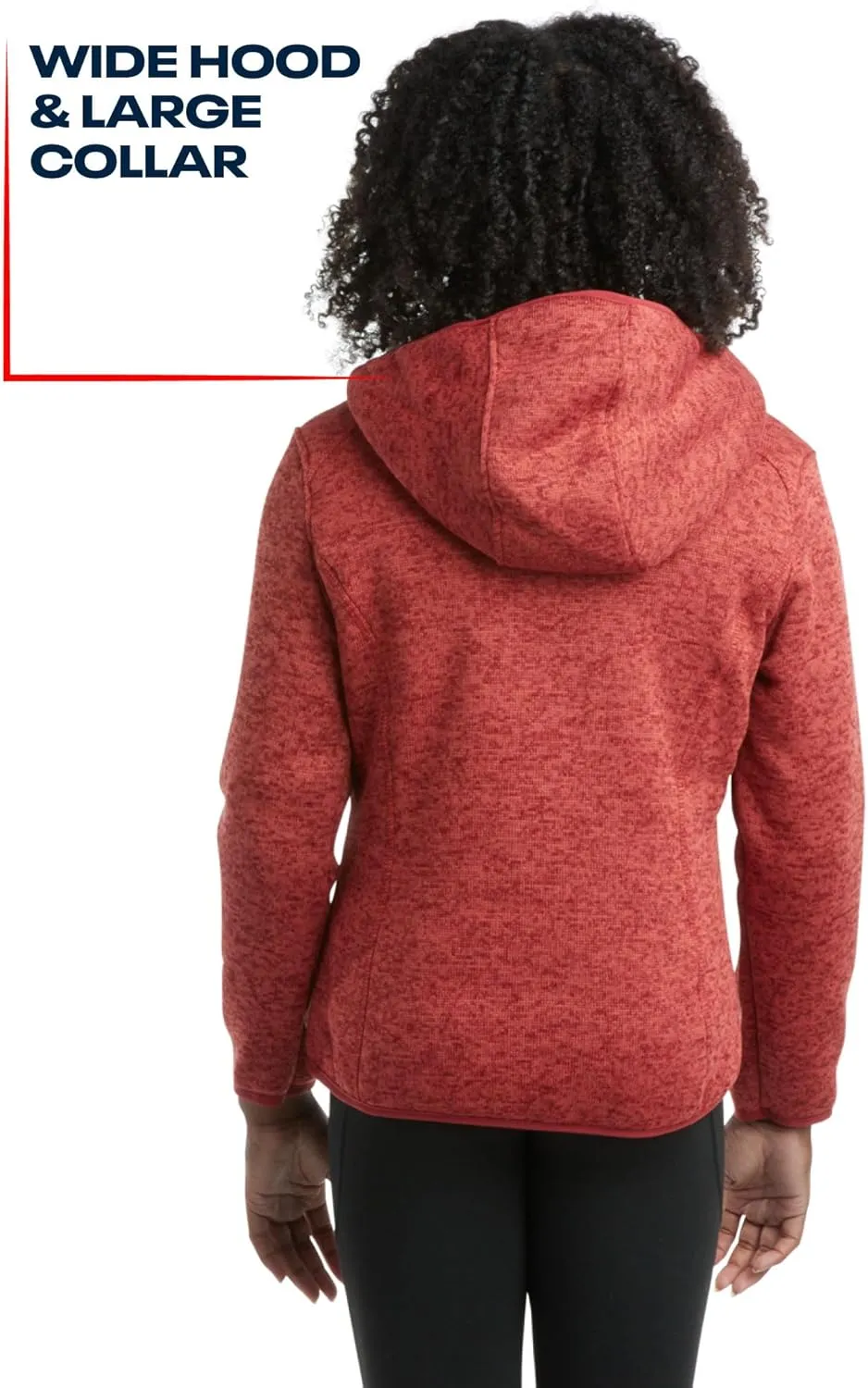 Reebok Girls Active Sweatshirt  Sherpa Lined Sweater Fleece Zip Hoodie Sweatshirt  Heavyweight Sweatshirt for Girls (4-16)
