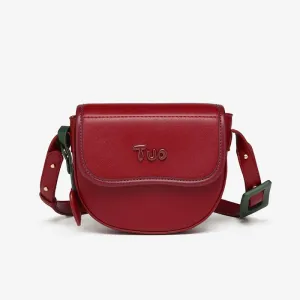 Saddle Bag Purses for Women Cute Burgundy Purse Adjustable Strap Crossbody Shoulder Purse for Going Out Purse