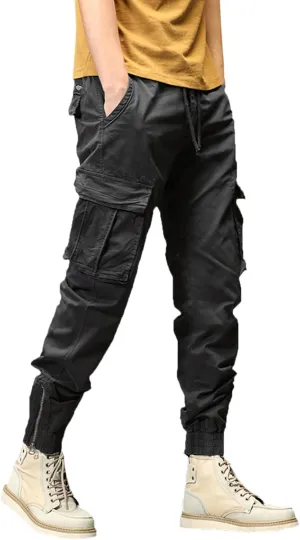 sdbrld Cargo Pants For Men Men's Fashion Ripstop Tactical Pants Lightweight Outdoor Hiking Water Resistant Pants with Pockets