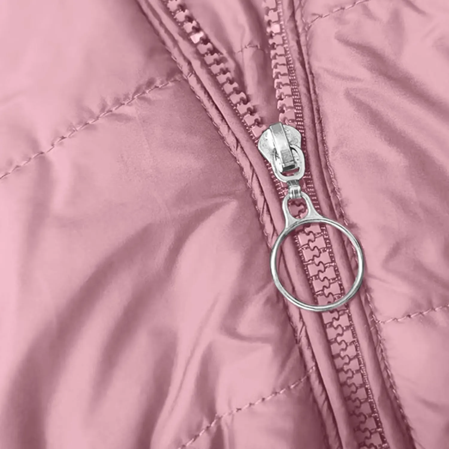 Sherpa Lined Hoodie Women, Solid Zip Up Warm Puffer Overcoats Thick Long Sleeve Outerwear Casual Warm Down Jacket