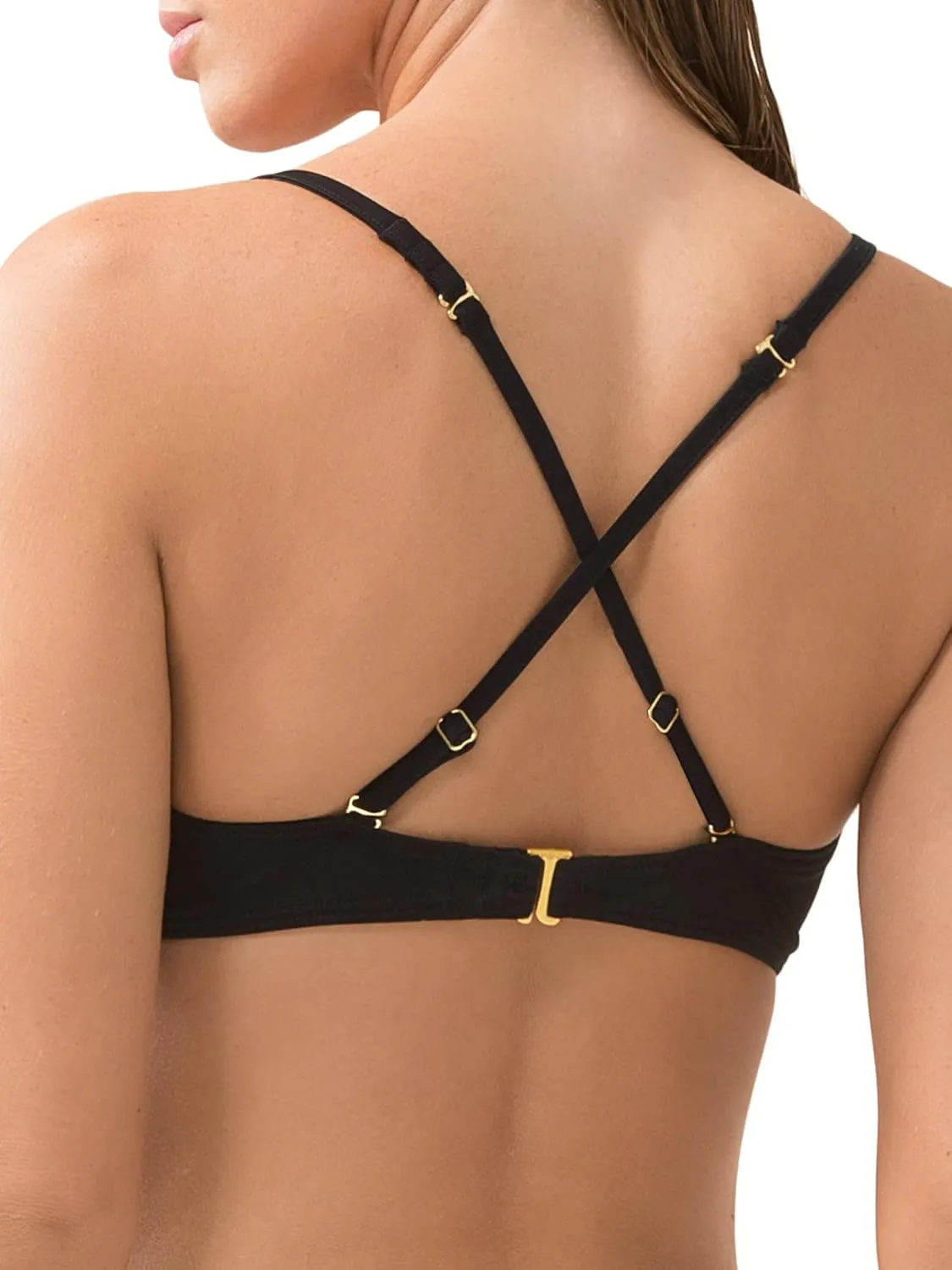 Smart & Sexy Women's Swim Secret Convertible Push-Up Bikini Top