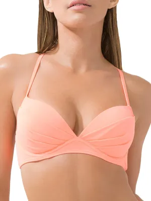 Smart & Sexy Women's Swim Secret Convertible Push-Up Bikini Top