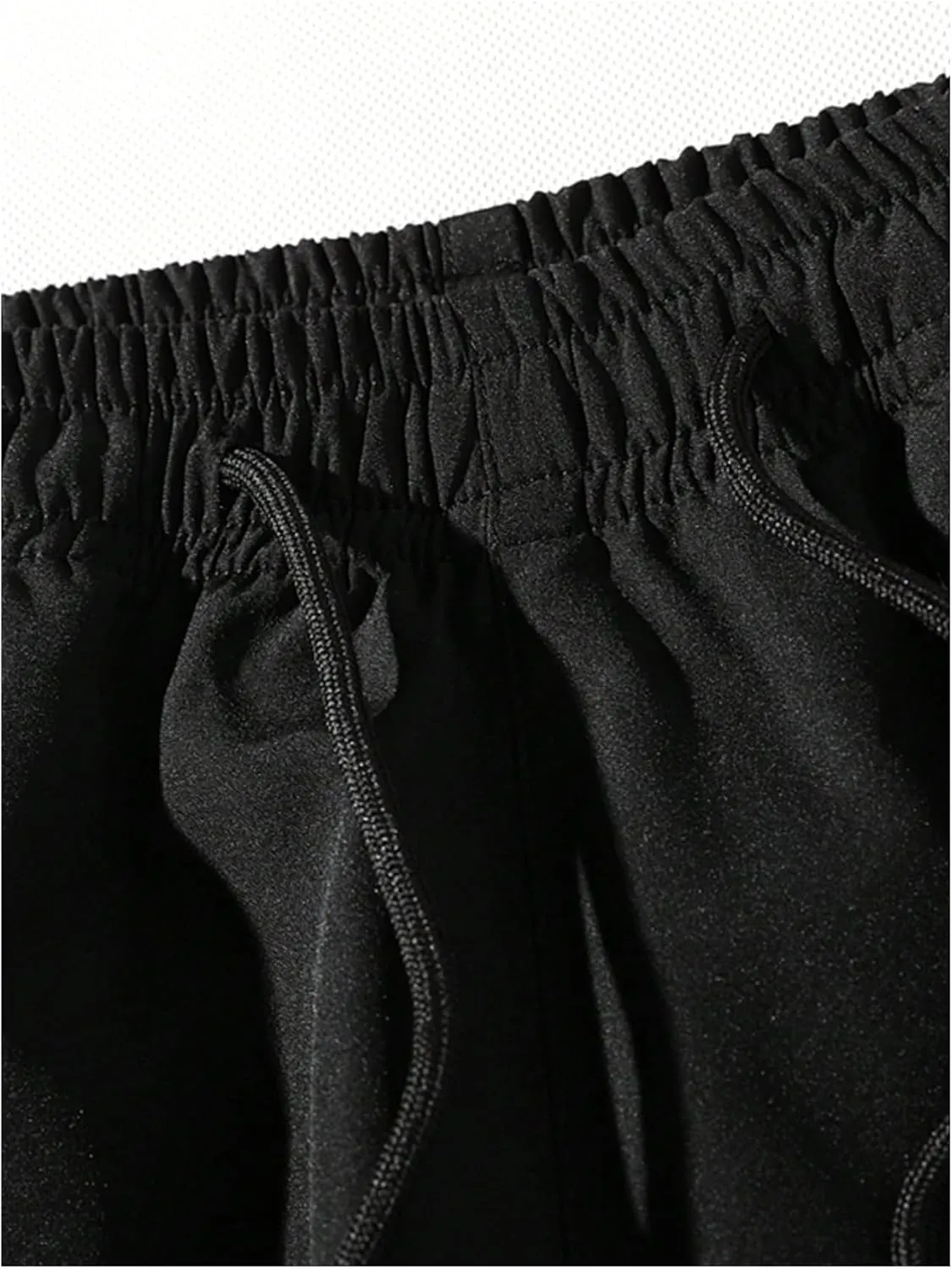 SOLY HUX Men's Drawstring Waist Straight Leg Outdoor Hiking Cargo Shorts 3 Packs Summer Shorts