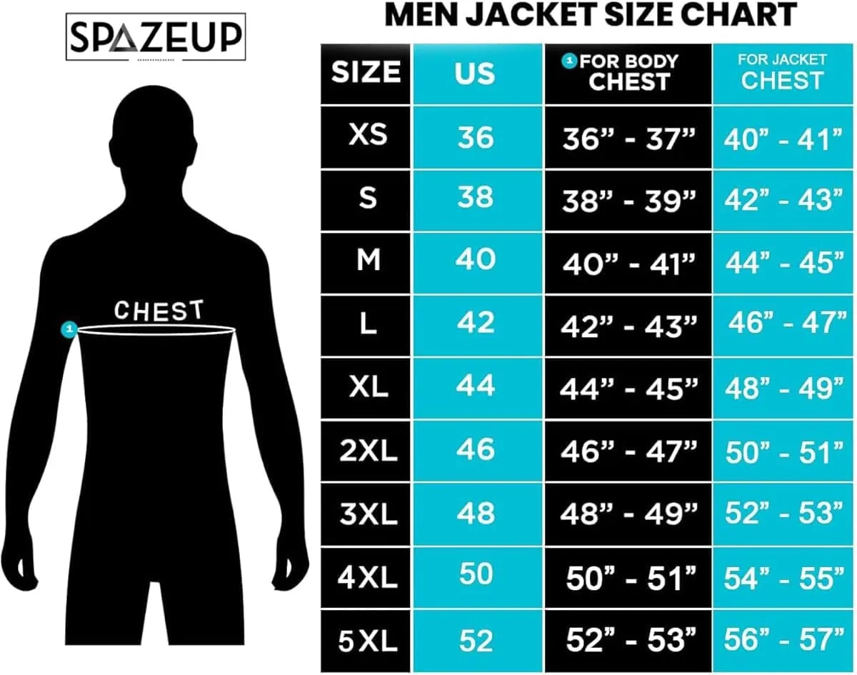SpazeUp Mens Logan Trucker Jacket Brown Suede Leather Western Cowboy Coat - Premium Suede Leather Casual Outerwear