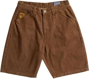 Spitfire Bighead Denim Shorts - Brown