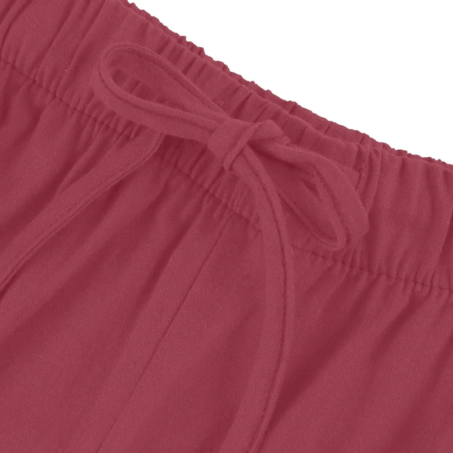 Sweatpants Women Trousers with Pockets Cotton Linen High Waisted Cargo, Travel Pants Wide Leg Summer Petite