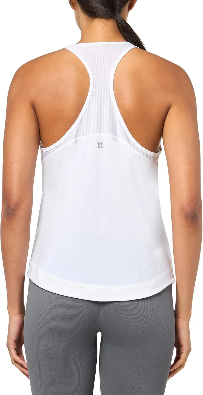 Sweaty Betty Women's Breathe Easy Crewneck Run Workout Tank Top