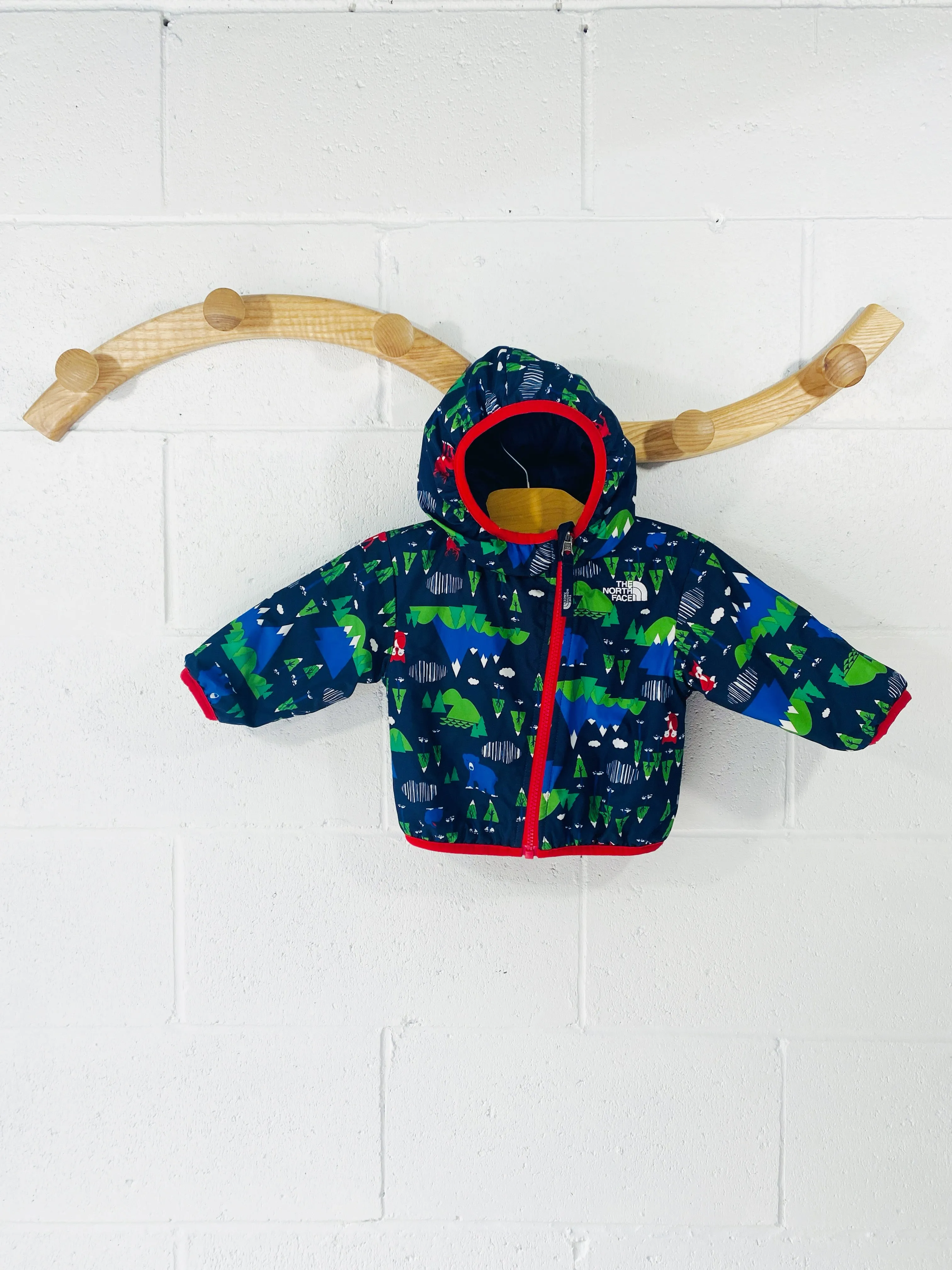 The North Face Navy   Forest Friends Reversible Jacket, 3-6 months
