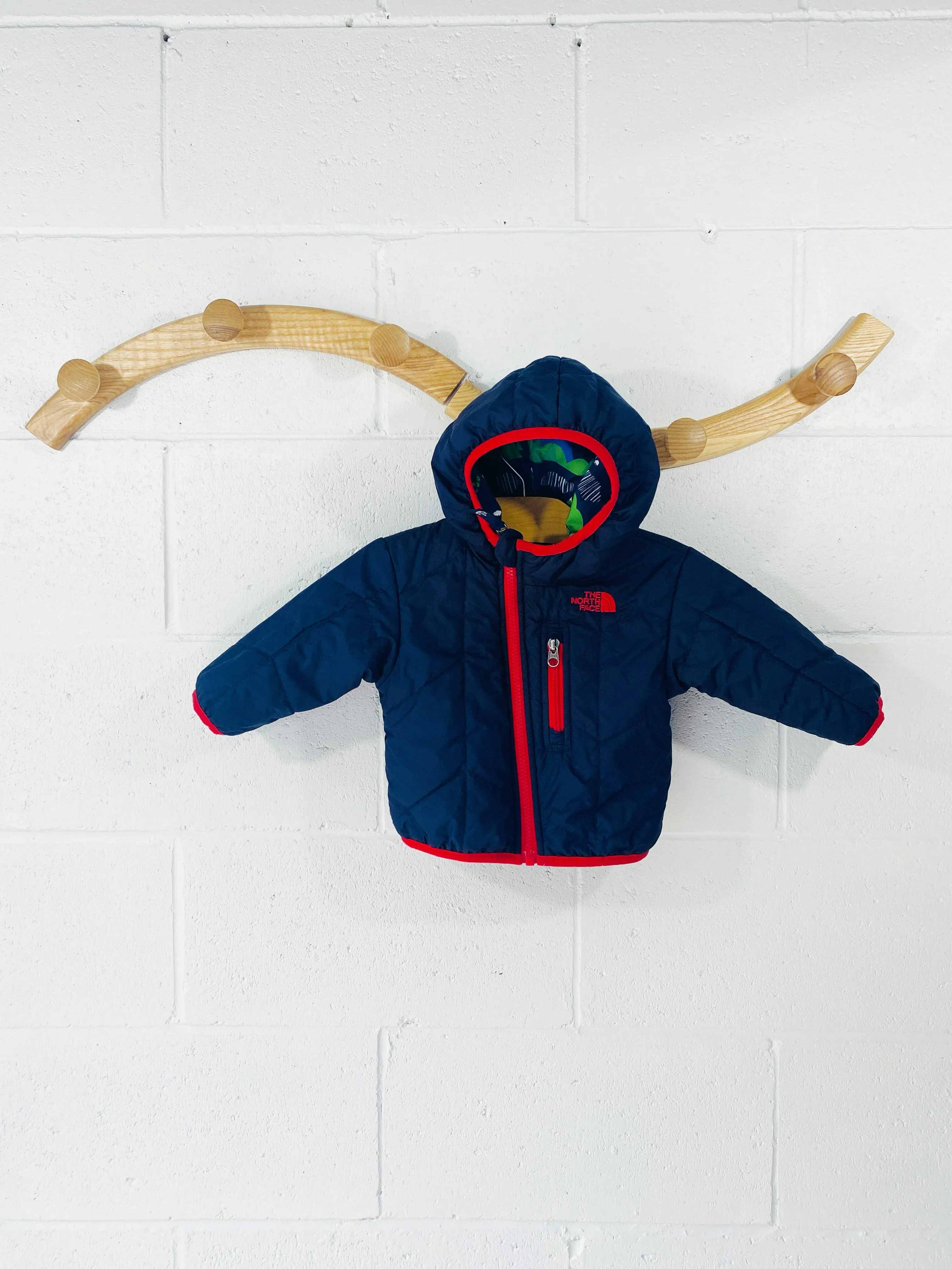 The North Face Navy   Forest Friends Reversible Jacket, 3-6 months