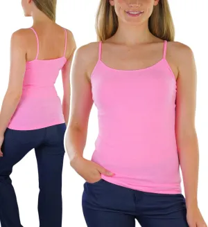 ToBeInStyle Women's Layering Cami Top w/Adjustable Spaghetti Straps Tank