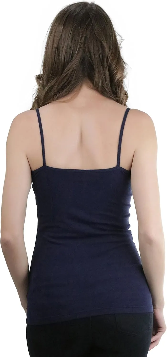 ToBeInStyle Women's Layering Cami Top w/Adjustable Spaghetti Straps Tank