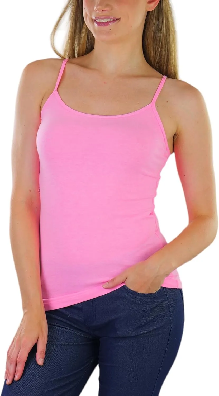 ToBeInStyle Women's Layering Cami Top w/Adjustable Spaghetti Straps Tank